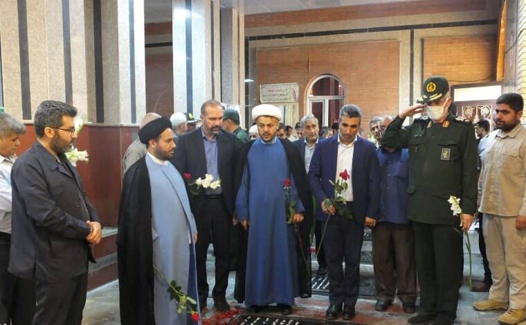 ادای احترام سردار فضلی به شهدای گچساران