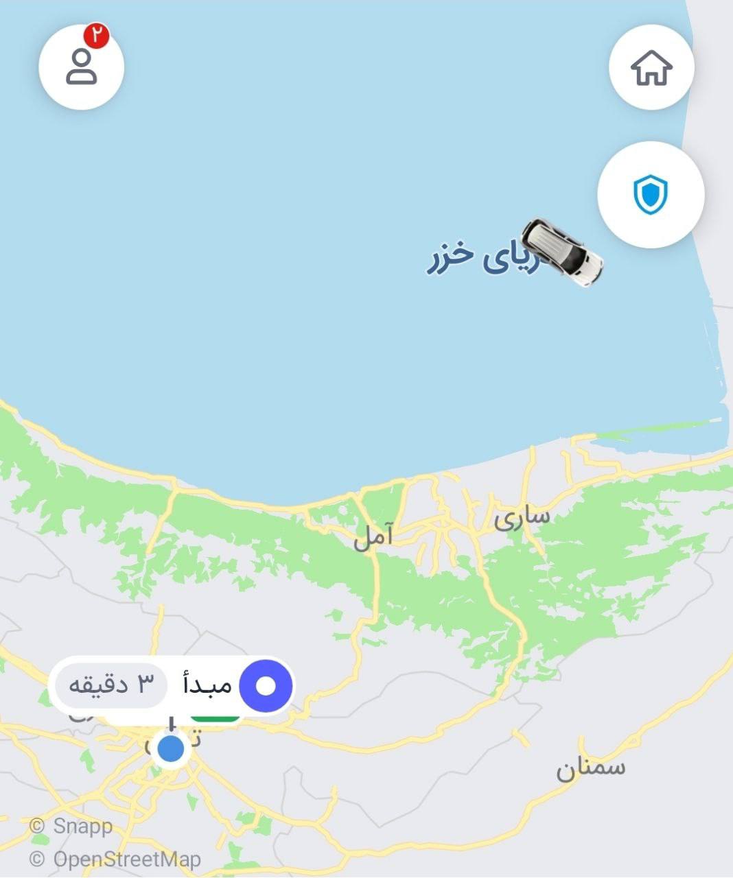 تصویری از وضعیت GPS این روزهای تهران