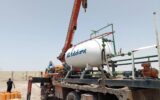 نصب دومین مخزن گاز مایع در مرز بین المللی شلمچه نصب دومین مخزن گاز مایع در مرز بین المللی شلمچه