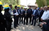 بازدید معاونین مدیریت برنامه‌ریزی تلفیقی شرکت ملی نفت ایران از تاسیسات شرکت بهره‌برداری نفت و گاز کارون