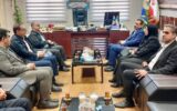 دیدار مدیرعامل شرکت بهره‌برداری نفت و گاز کارون با مدیرعامل بانک تجارت استان خوزستان