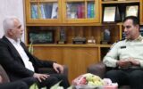 نشست مدیرعامل شرکت نفت و گاز اروندان با فرمانده انتظامی خرمشهر