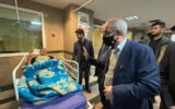 استاندار از مصدومان حادثه واژگونی اتوبوس یاسوج_سمیرم عیادت کرد