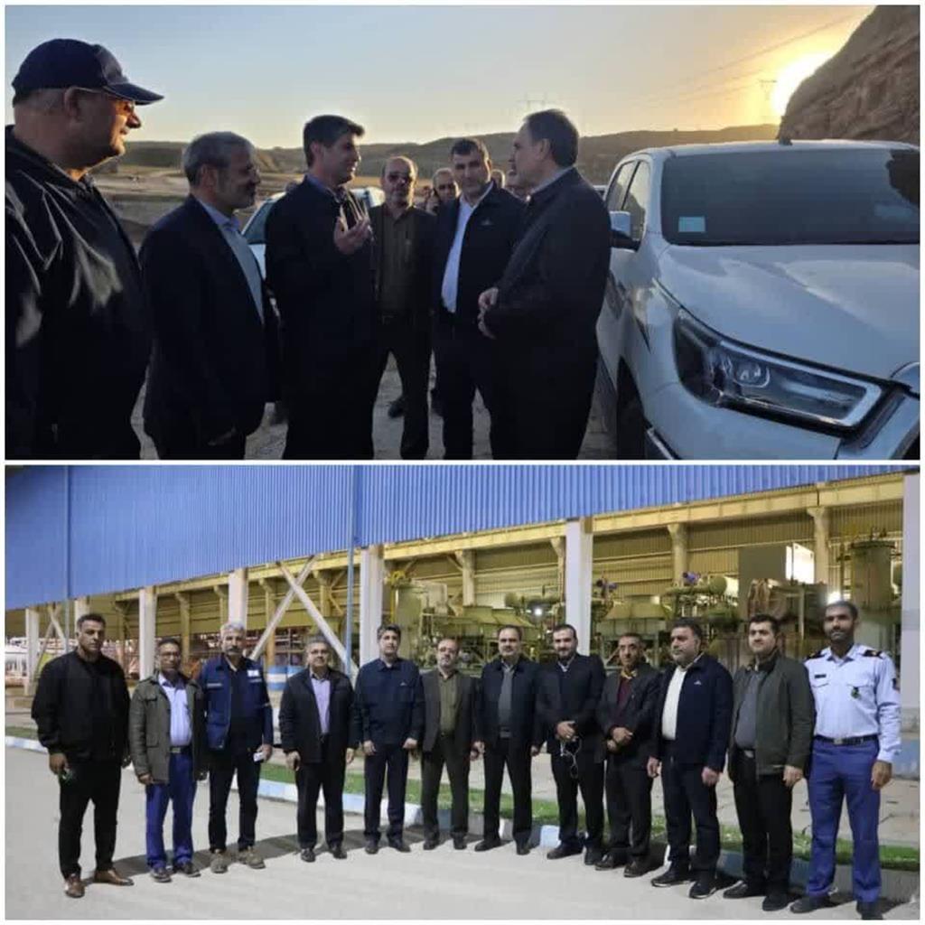 بازدید رامین حاتمی از تأسیسات نفتی مسجدسلیمان و هفتکل