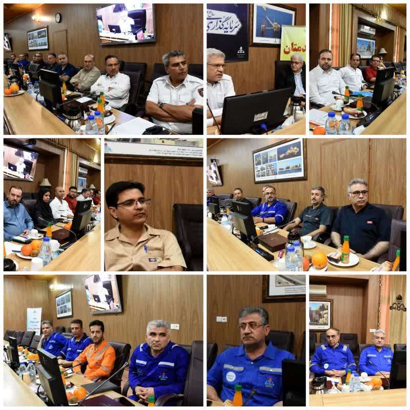 حضور مدیر تدارکات و امور کالای شرکت نفت فلات قاره ایران در منطقه عملیاتی خارگ