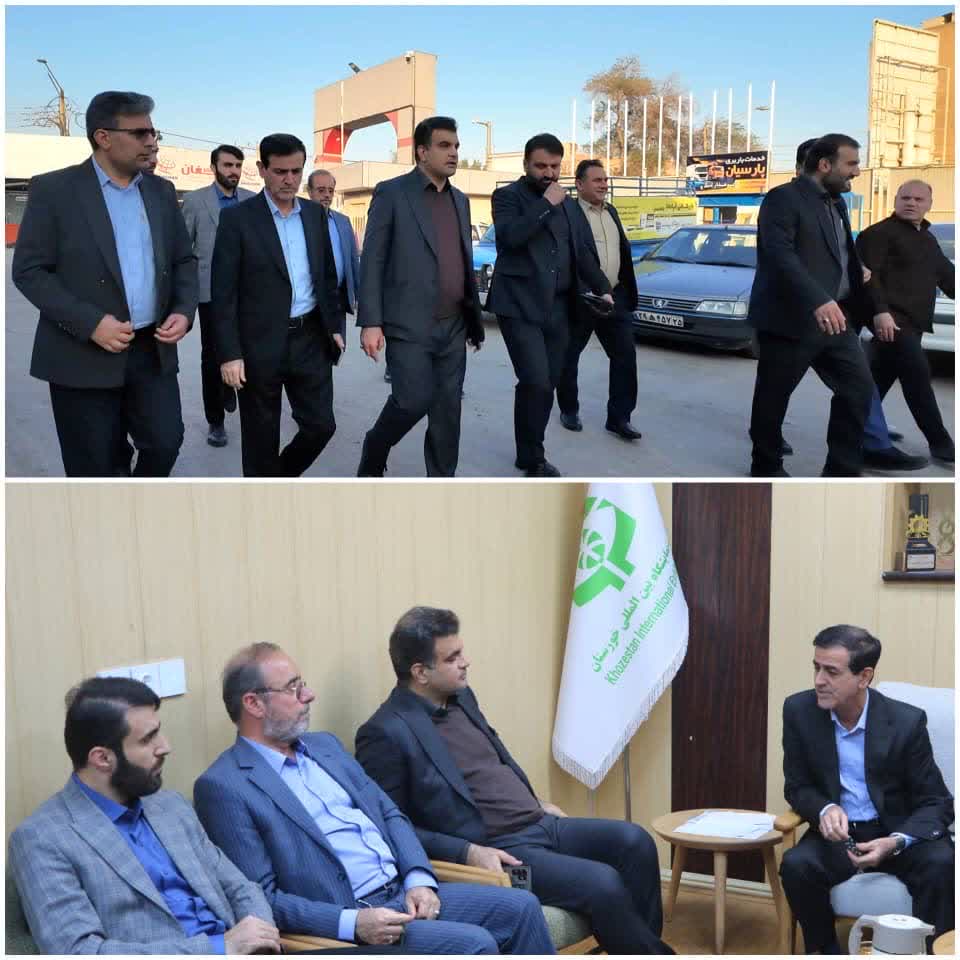 بازدید مدیرکل حراست شرکت ملی نفت ایران از روند برپایی نمایشگاه نفت خوزستان