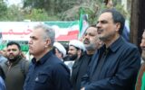 حضور مدیران و کارکنان شرکت ملی مناطق نفت‌خیز جنوب در راهپیمایی روز جهانی قدس