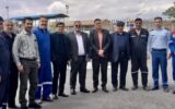 بازدید مدیر منابع انسانی شرکت ملی پالایش و پخش از ناحیه و تأسیسات انبار نفت کاشان
