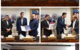 برگزاری مراسم تودیع و معارفه فرمانده بسیج شرکت ملی مهندسی و ساختمان نفت ایران