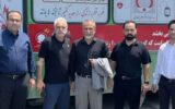 استقبال پرشور کارکنان نفت محمودآباد از اتوبوس سیار انتقال خون