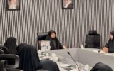 هماهنگی بانوان بسیجی وزارت نفت برای مراسم تشییع قائد شهید