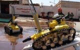 نخستین ربات آتش‌نشان صنعت پالایش ایران وارد پالایشگاه آبادان شد