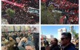 حضور دانشگاهیان دانشگاه صنعت نفت در آیین باشکوه وداع با رهبر شهید انقلاب اسلامی