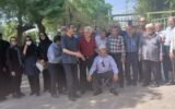 تجمع مسالمت‌آمیز بازنشستگان نفت خوزستان مقابل شرکت ملی مناطق نفت‌خیز جنوب